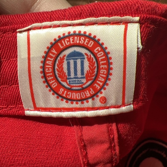 NEW VTG Georgia Bulldogs Red Adjustable Baseball Hat Cap OSFA Signatures Dawgs - Picture 8 of 9